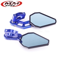 Suitable for scooter motorcycle modification accessories aluminum alloy retro handlebar reflector hand handle Rearview Mirror Mirror