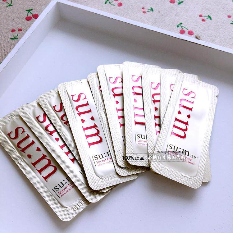 打包10片价 明星产品 su:m37 呼吸魔法精华 保湿收缩毛孔 1ml小样_不