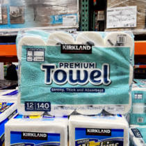U. S. imported KIRKLAND Kirkland kitchen paper towel 12 packs of absorbent oil removal web paper not easy to break napkin