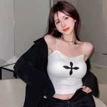 Pure Desire Wind Harness Vest Woman Summer Net Red Hot Girl With Breast Padded Jacket With Chest Cushion Coat Short Outside Wearing Undershirt