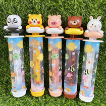 Childrens cartoon Anpanman water gun baby handheld syringe water gun Pull-out drifting water battle bathing toy gun