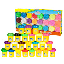 Jessen Paradise Kindergarten DIY manual activity natural wheat flour color mud Plasticine Supplement 24 barrels