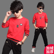 Boys autumn suits 2020 new childrens 5 middle-aged children 6 sports childrens clothing 7-8-9-10 years old boys two-piece suit