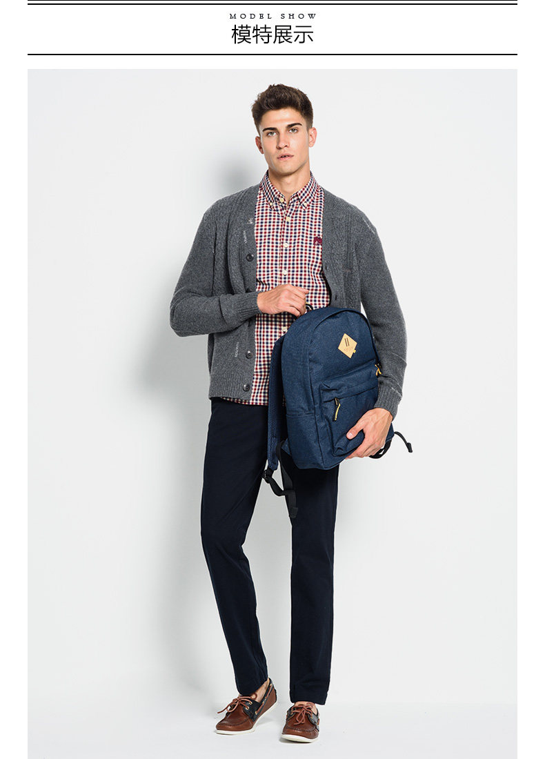 plory官方旗舰店秋冬季新品羊毛螺纹男装针织开衫pock649002