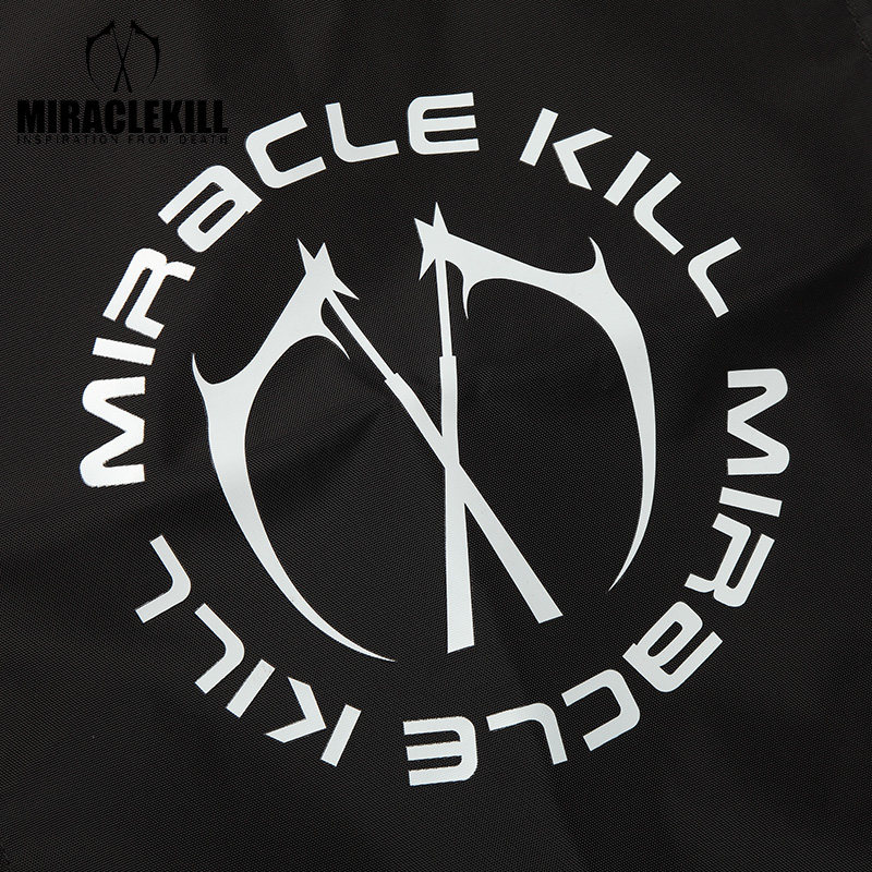 miracle kill2015新款双刀logo大圈防水尼龙拉口袋背包球鞋袋背囊