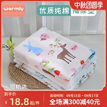 WML cotton baby urine pad waterproof and breathable super large newborn baby leak-proof and non-slip thin washable