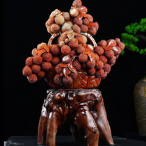 Fujian Shoushan Stone Lychee Pendulum Pieces Natural Chite Engraving Handicraft Hotel Decoration Furnishing Gifts Collection Jade