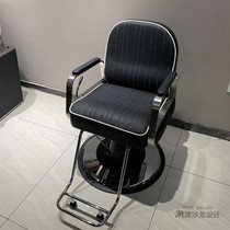 New barber shop hair cutting chair can be put down hair salon special hair haircut lifting rotating chair hair salon special