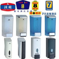 Bathroom hotel manual double head soap dispenser hotel wall-mounted shower gel box single head soap dispenser hand sanitizer bottle