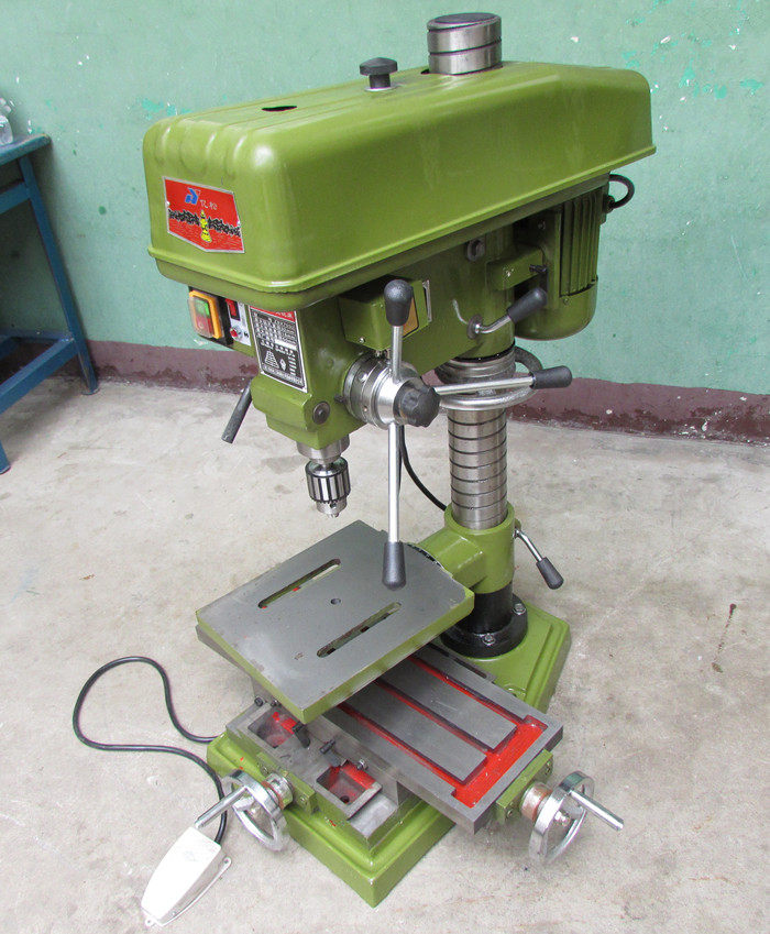 亿松台式台钻钻铣床铣床钻床多功能钻铣床车床工业攻丝机三用机床