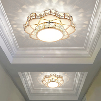 Plum-shaped corridor light Aisle light Simple modern balcony light LED crystal ceiling spot light Entrance light Home light