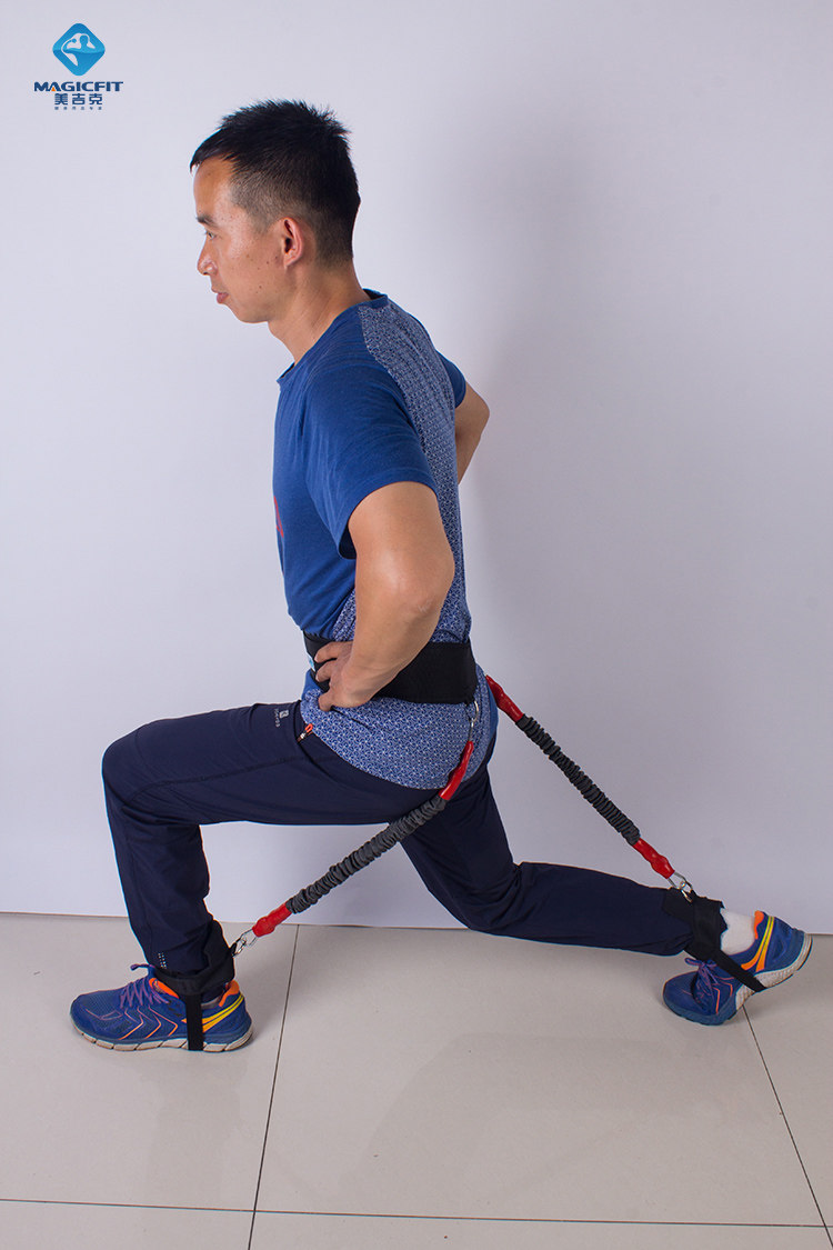 爆发力训练弹跳篮球训练摸高扣篮弹跳拉力绳跳高排球网球健身器材_双