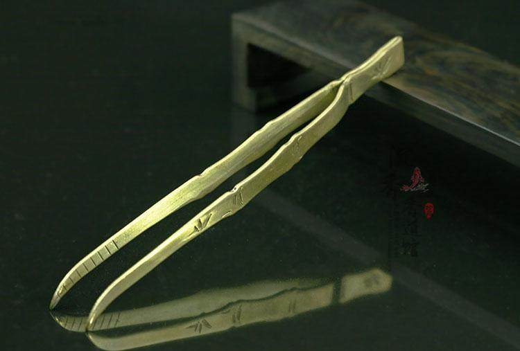 银叶夹碳夹香材夹香道入门工具用品香夹镊子碳熏空熏电子香炉配件