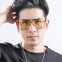 Color-changing sunglasses mens new night vision polarized glasses fishing Luya sunglasses driving toad glasses anti-blue light lenses