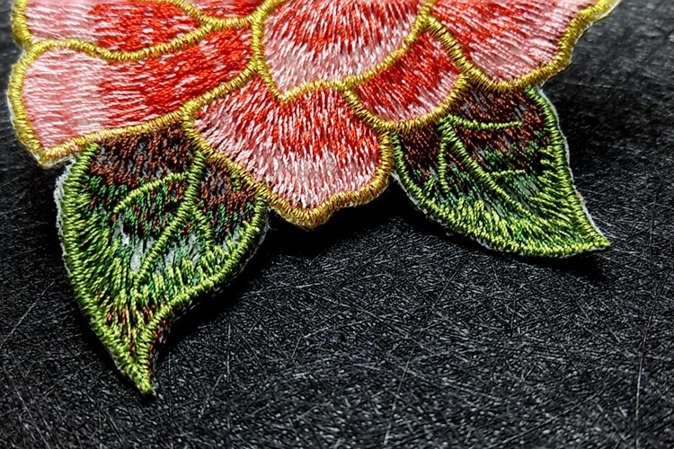 衣服装饰小花朵绣花布贴牡丹刺绣花补衣服的图案花贴布绣补丁贴花