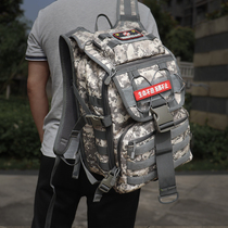 Outdoor tactical backpack mens and womens camouflage school bag multi-functional leisure hiking cycling travel mountaineering bag camping bag