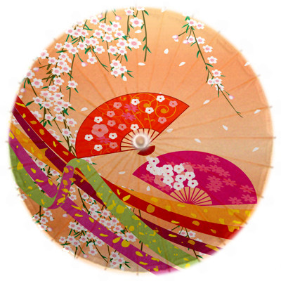 粉红樱花3|日式和风伞|儿童工艺伞|古代美人伞|防雨古典|小油纸伞