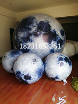 Customized inflatable large nine planetary planets lunar Air model PVC lift-off full spray-painted pattern helium balloon