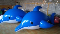 PVC dolphin lift-off cartoon shark dolphin ocean inflatable cartoon custom shaped Air model