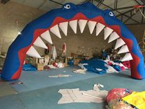 Childrens Paradise Channel Cartoon Octopus Air Model Arch Zoo Aquarium Creative Entrance Door Inflatable Shark