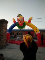 Inflatable model stage plant Air model custom cartoon coconut tree light box background layout decorative tree landscape tree