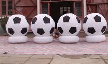 Inflatable football Air model inflatable football model fixed Football Football display football decoration Football Sports Football Football