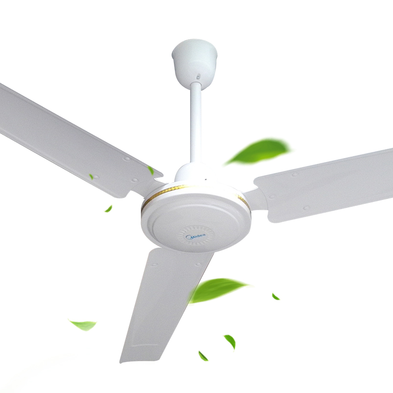 美的吊扇电风扇吊式铁叶吊风扇大风力掉扇家用三叶客厅48寸1.2米