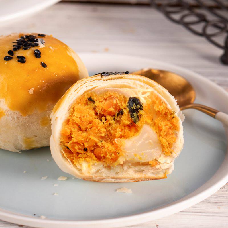 喵叔的实验室传统手工糕点莲蓉豆沙金沙肉松雪媚娘蛋黄酥网红零食