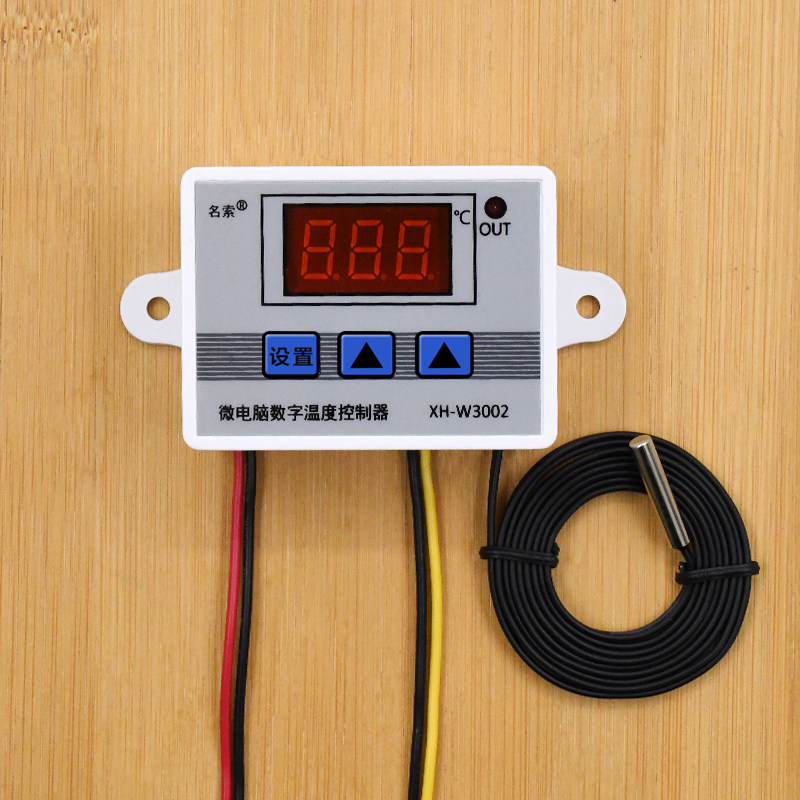 XH-W3002 Temperatuurcontroller – 5 Stuks, 12 V, Digitaal Display, Microcomputer-schakelaar, Miniformaat, Voor Temperatuurregeling