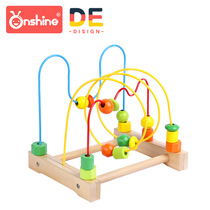 Childrens beaded beaded large 1-3 years old baby puzzle force development 3-6 boy girl infant building block toy