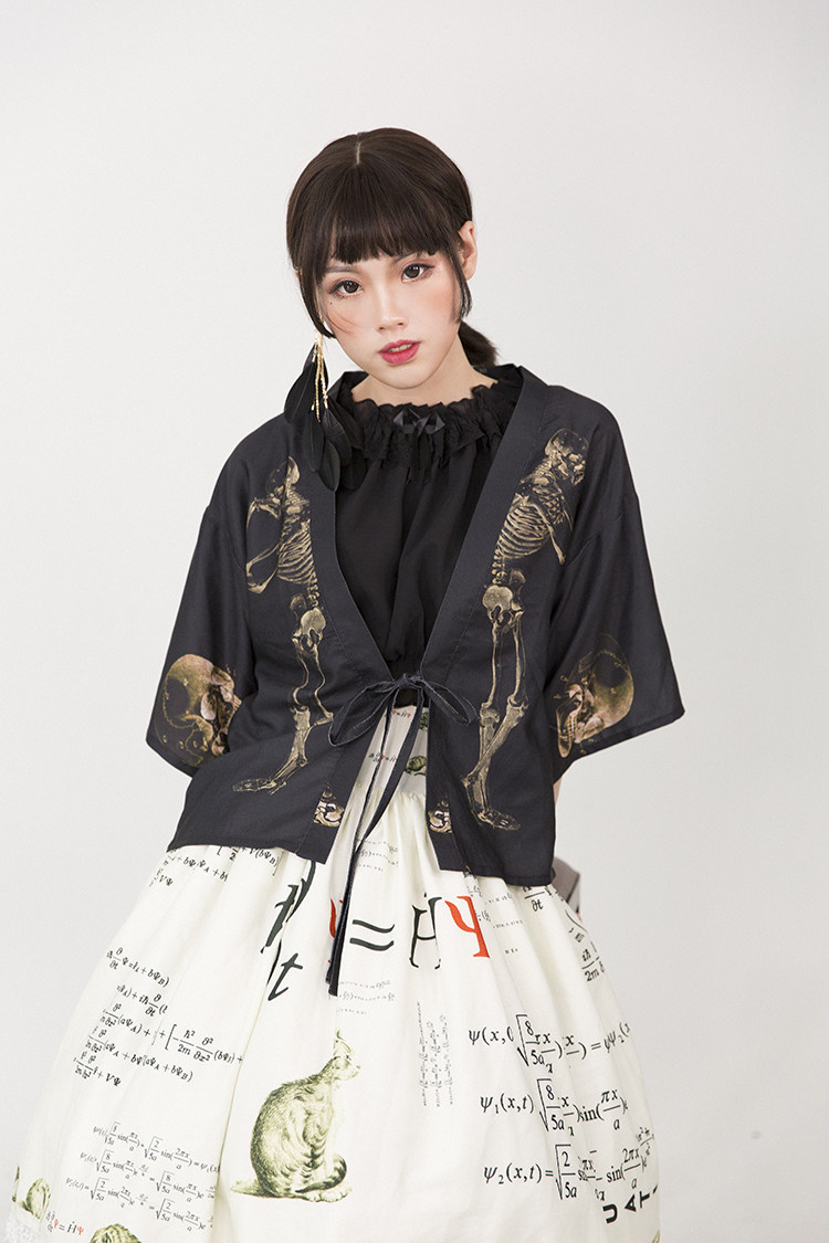 羽织合集  原创设计 小骨头将进酒书法可配汉服外搭现货 羽织001