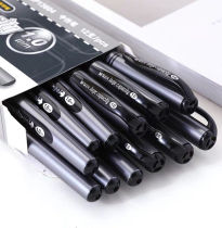 Morning light 1 0MM black water-based gel pen AGP13604 writing quick-drying stationery large strokes signature thick refill