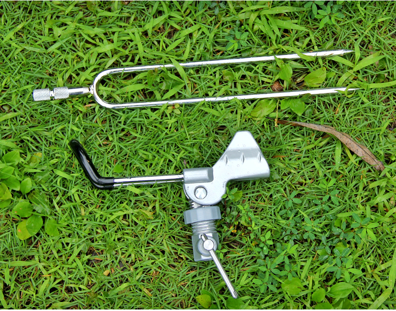 鱼竿支架地插多功能钓鱼支架手竿海竿两用抛竿地插万向炮台架