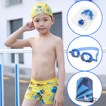 Swimming trunks for boys and children swimsuit for boys and boys swimming trunks for baby boxer split swimsuit swimming set