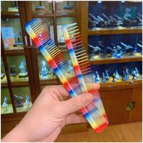 Spot Japan Chief Graffiti Comb Rainbow Comb Hairdresser Haircut Comb Children Long Hair Cut Comb Standard Tailoring Comb