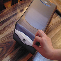 Removable napkin dispenser Tissue holder Line bar coffee shop style napkin box Napkin box
