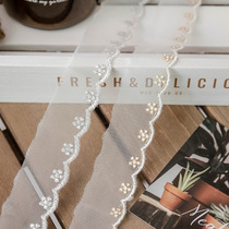 Loretta lace gold and silver embroidered lace mesh yarn lace clothing accessories diy handmade neckline sleeves width 3CM