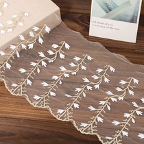 Wide 18cm high grade gold lace lace accessories diy European style sofa curtain garment skirt fabric handmade