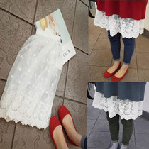 Ultra-wide 45cm Curtain accessories Pure cotton lace embroidery sofa clothing skirt skirt decorative fabric diy