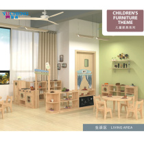 Kindergarten toy cabinet Combination cabinet Locker area bookshelf Childrens furniture storage area Corner cabinet Early education garden bookcase
