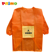 Primo painting childrens painting clothes waterproof and easy to clean baby painting apron long sleeve overcoat reverse wear elastic cuffs