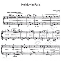 Gillock Holiday in Paris Paris Holiday piano solo score