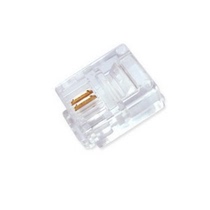 High quality telephone line Crystal Head 2 core phone Crystal Head RJ12 handset Crystal Head 4P2C Crystal Head