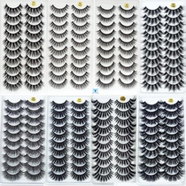 5 10Pairs HandMade Mink Eyelashes Makeup 3D Mink Lashes