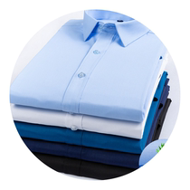 Lan Ben Han edition 2020 non-perm fiber stretch shirt Anti-wrinkle slim professional frock long sleeve mens white shirt