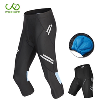 Vosavi mountain bike silicone pad five-point pants quick-dry breathable sports Capri pants road bike pants men