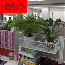 Office artifact storage can be suspended desktop multi-function desk under the storage box pylons Wrought iron dormitory