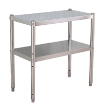 Stainless steel kitchen shelf Floor-standing 2-layer microwave oven shelf storage pot rack oven household double-layer rack