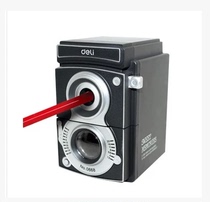 Deli 0668 Light and shadow pencil sharpener Adjustable thickness Hand pencil sharpener Triangle pencil