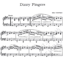 Confrey Dizzy fingers Dazzling fingers piano solo score